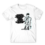 Psycho Pass – Kougami Shinya White Men's Tee for Anime, Psycho Pass