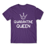 Quarantine Queen Dark Purple Men's T-shirt for Funny, Quarantine