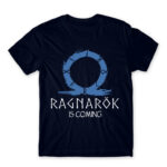 Ragnarök is coming Navy Men's T-shirt