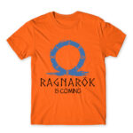 Ragnarök is coming Orange Men's T-shirt