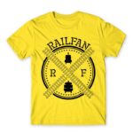 Railfan Lemon Men's T-shirt for Train Conductor, Work