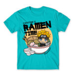 Ramen Time – Naruto Atoll Blue Men's Tee for Anime, Naruto