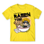 Ramen Time – Naruto Lemon Men's Tee for Anime, Naruto