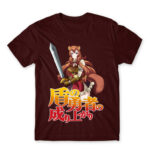 Raphtalia Burgundy Men's T-shirt for Anime, Tate No Yuusha No Nariagari