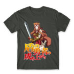 Raphtalia Dark Grey Men's Tee for Anime, Tate No Yuusha No Nariagari