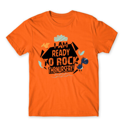 Ready for the crush Orange Men's Tee for Kindergartner, Work