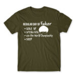 Regular day of Faker Army Men's Tee for Gaming, League Of Legends
