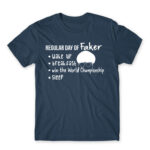 Regular day of Faker Denim Men's Tee for Gaming, League Of Legends