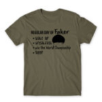 Regular day of Faker Zinc Men's T-shirt for Gaming, League Of Legends