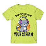 Relaxing noises Apple Green Men's T-shirt for Cute Badass, Funny