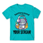 Relaxing noises Atoll Blue Men's T-shirt for Cute Badass, Funny