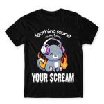 Relaxing noises Black Men's Tee for Cute Badass, Funny