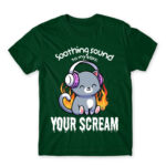 Relaxing noises Bottle Green Men's T-shirt for Cute Badass, Funny