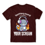 Relaxing noises Burgundy Men's T-shirt for Cute Badass, Funny