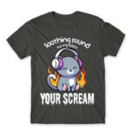 Relaxing noises Dark Grey Men's T-shirt for Cute Badass, Funny