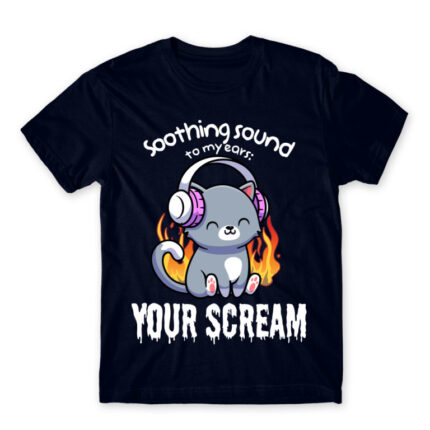 Relaxing noises Navy Men's Tee for Cute Badass, Funny