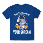 Relaxing noises Royal Blue Men's Tee for Cute Badass, Funny