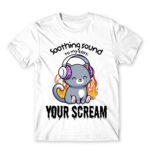 Relaxing noises White Men's T-shirt for Cute Badass, Funny