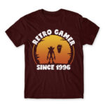 Retro Crash Burgundy Men's T-shirt