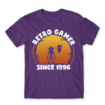Retro Crash Dark Purple Men's T-shirt