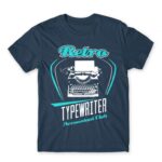 Retro typewriter Denim Men's Tee for Work, Writer