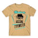 Retro typewriter Sand Men's T-shirt for Work, Writer