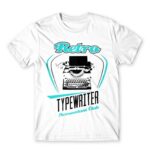 Retro typewriter White Men's T-shirt for Work, Writer