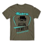 Retro typewriter Zinc Men's Tee for Work, Writer