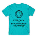 Revolutionize the world Atoll Blue Men's T-shirt for Anime, Revolutionary Girl Utena