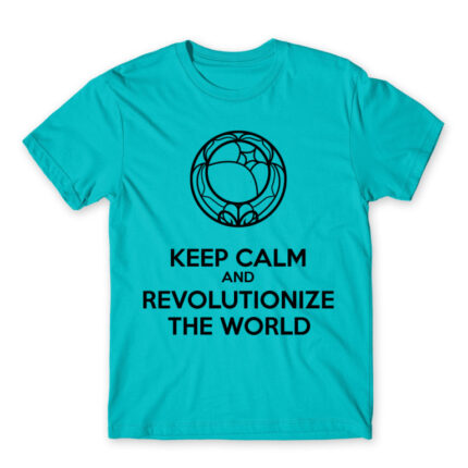 Revolutionize the world Atoll Blue Men's T-shirt for Anime, Revolutionary Girl Utena