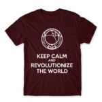 Revolutionize the world Burgundy Men's T-shirt for Anime, Revolutionary Girl Utena