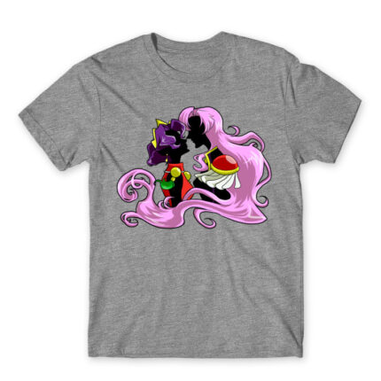 Rinbu Revolution Grey Melange Men's Tee for Anime, Revolutionary Girl Utena