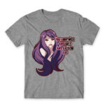 Rize Grey Melange Men's Tee for Anime, Tokyo Ghoul