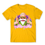 Roshi paffu paffu Gold Men's Tee for Anime, Dragon Ball