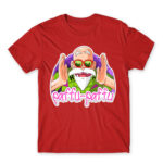 Roshi paffu paffu Red Men's Tee for Anime, Dragon Ball