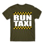 Run Taxi Army Men's Tee for Taxi Driver, Work