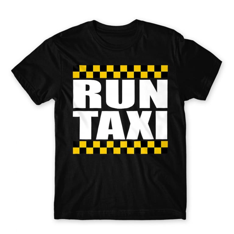 Run Taxi Black Men's Tee for Taxi Driver, Work
