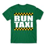 Run Taxi Kelly Green Men's Tee for Taxi Driver, Work