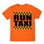 Run Taxi Orange Men's Tee for Taxi Driver, Work