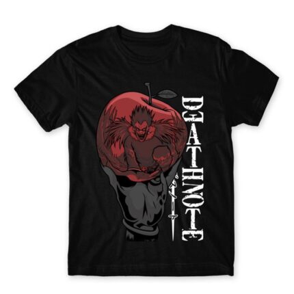 Ryuks apple Black Men's T-shirt for Anime, Death Note