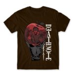 Ryuks apple Chocolate Men's T-shirt for Anime, Death Note