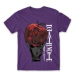 Ryuks apple Dark Purple Men's T-shirt for Anime, Death Note