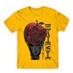 Ryuks apple Gold Men's T-shirt for Anime, Death Note