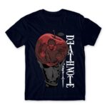 Ryuks apple Navy Men's T-shirt for Anime, Death Note