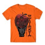 Ryuks apple Orange Men's Tee for Anime, Death Note