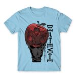 Ryuks apple Sky Blue Men's T-shirt for Anime, Death Note