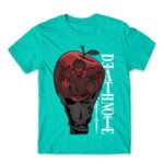 Ryuks apple Turquoise Men's Tee for Anime, Death Note