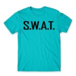 S.W.A.T. Atoll Blue Men's Tee for Police, Work