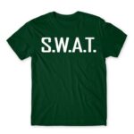 S.W.A.T. Bottle Green Men's Tee for Police, Work