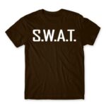 S.W.A.T. Chocolate Men's Tee for Police, Work